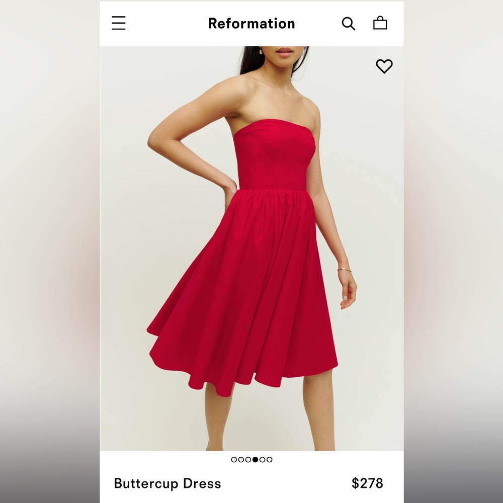 Reformation buttercup dress